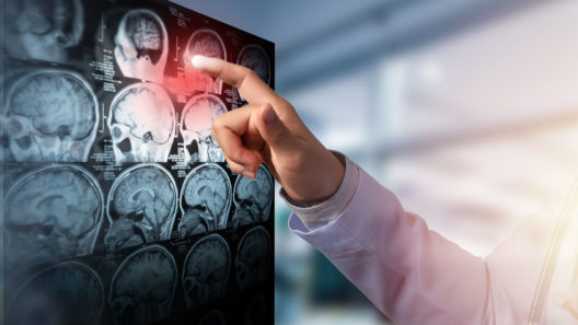 Doctor accessing medical data