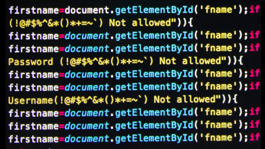 Javascript code for website