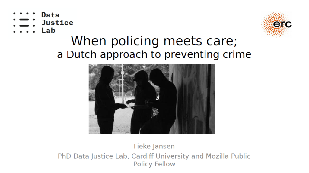 When policing meets care; a Dutch approach to preventing crime