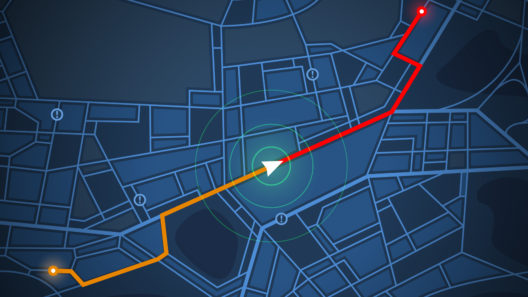 navigation map screen