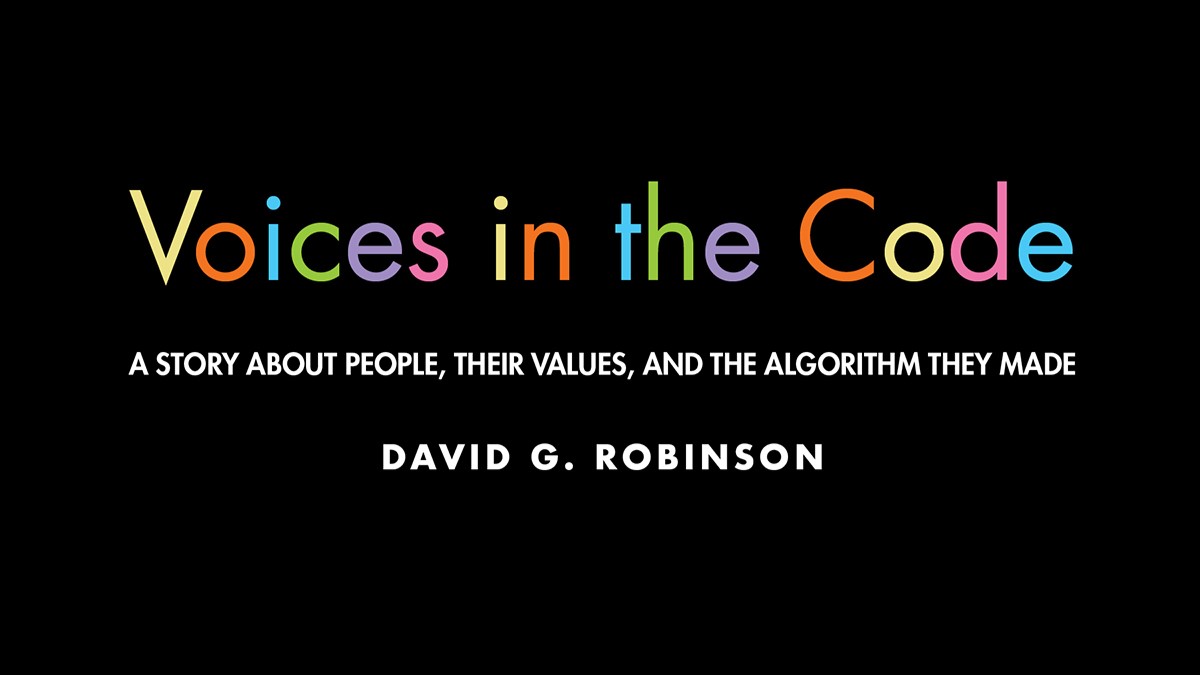 Voices in the Code: A Story about People, Their Values, and the Algorithm They Made