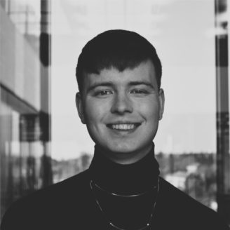 A headshot of Matt Davies, UK Public Policy Lead
